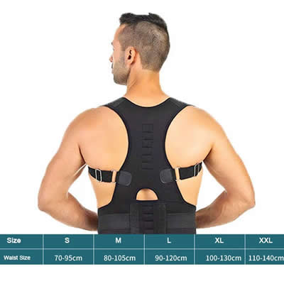 FAJA PARA SOPORTE DE POSTURA REALDOCTORS PARA TRABAJO PESADO TALLA M