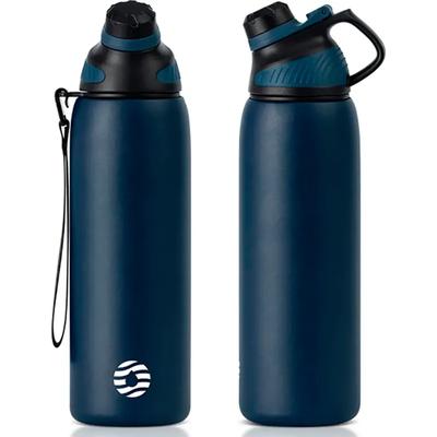 FJBOTTLE BOTELLA DE AGUA DEPORTIVA CON AISLAMIENTO DE ACERO INOXIDABLE MAGNETICO 1000ML