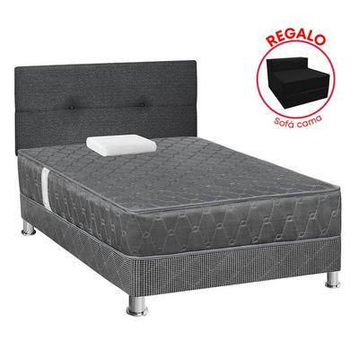 FORLI DORMITORIO ACQUA 1.5 PLAZAS + SOFA CAMA GRIS - BONELL