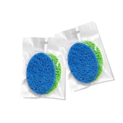 GENERICO ESPONJA EXFOLIANTE DE CELULOSA NATURAL LIMPIEZA FACIAL 2 U