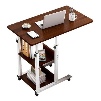 GESTIONRETAIL MESA ESCRITORIO PARA LAPTOP CON RUEDAS PORTATIL AJUSTABLE MARRON