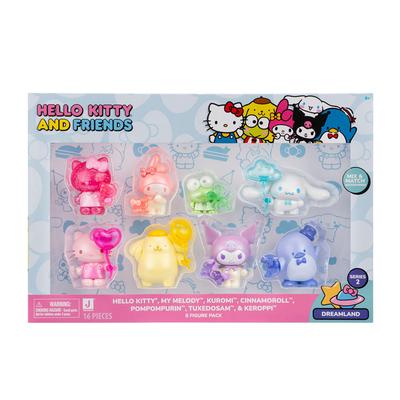 HELLO KITTY - PACK X8 FIGURAS HELLO KITTY AND FRIENDS PACK X8
