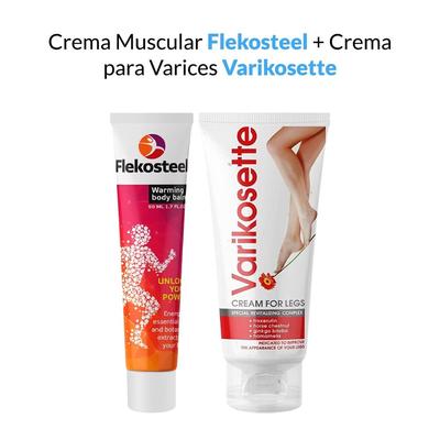 HENDELS GARDEN CREMA MUSCULAR FLEKOSTEEL 50ML + CREMA PARA VARICES VARIKOSETTE 75ML