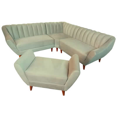 HOME PREMIUM ESQUINERO + BANQUETA VINTAGE MAKEL