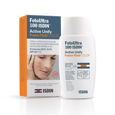 ISDIN FOTOULTRA 100 ACTIVE UNIFY FUSION FLUID COLOR 50 ML