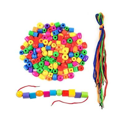 JUEGO DIDACTICO ENHEBRADO CONECTORES DE COLORES