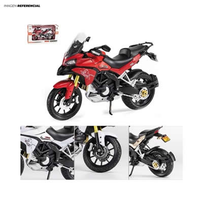 JUGUETE DE METAL MOTO LINEAL REALISTA COLECCIONABLE