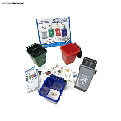 JUGUETE DIDACTICO DE RECICLAJE DE GESTION DE RESIDUOS PARA NIÑOS
