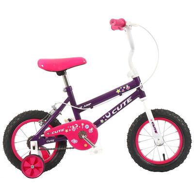 JUMP JUMP JUMP BICICLETA NIÑA ARO 12 PRE-ARMADA 85% MORADO SPS-1202G