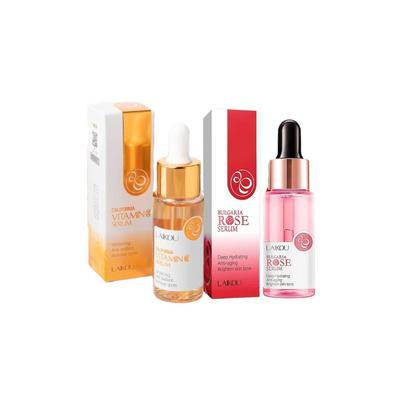 LAIKOU SERUM FACIAL ROSA BULGARIA + LAIKOU SERUM FACIAL VITAMINA C CALIFORNIA 17 ML