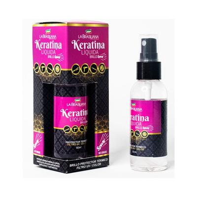 LA BRASILIANA SPRAY PROTECTOR TERMICO DE KERATINA UV COLOR 60 ML