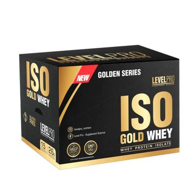 LEVEL PRO ISO GOLD WHEY CAJA 15 UNID VANILLA CREME
