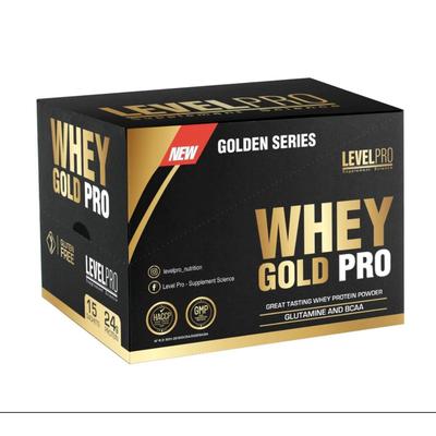 LEVEL PRO WHEY GOLD PRO CAJA 15 UNID RICH CHOCOLATE