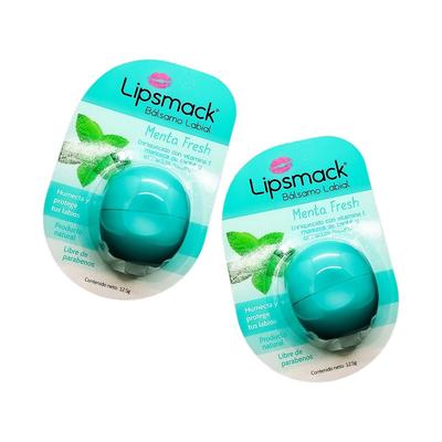 LIPSMACK PORTUGAL BALSAMO LABIAL DE MENTA 12.5G 2 UNID