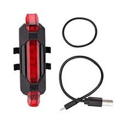 LUZ LED TRASERA Y FRONTAL PARA BICICLETA CON BATERIA RECARGABLE