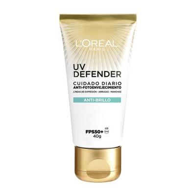 L'OREAL CREMA DE TRATAMIENTO UV DEFENDER ANTI-BRILLO 40G