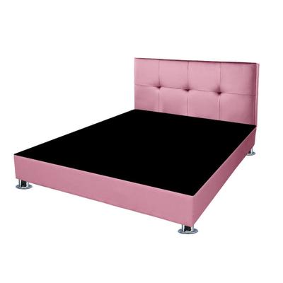 MAVISAC - PACK DE CABECERA POLIPIEL + TARIMA PLAZA Y MEDIA COLOR PALO ROSA