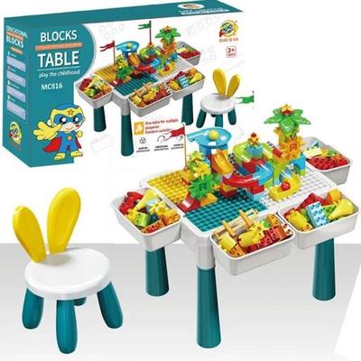 MESA LEGO 6 EN 1 MULTIFUNCIONAL CON BLOQUES DE CONSTRUCCION Y SILLA