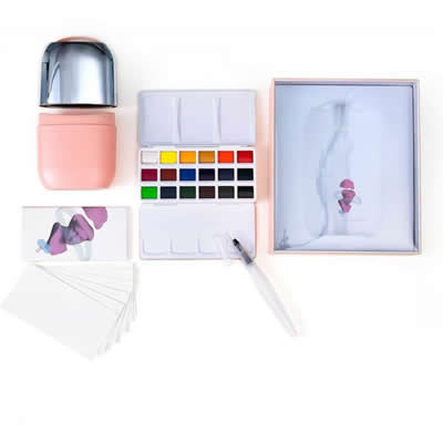 MIYA ACUARELAS SOLIDAS SET 18 COLORES