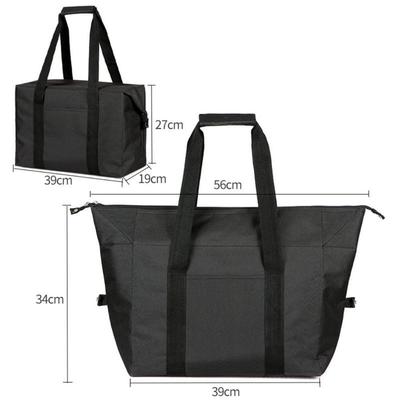 MOMOHIPPO - BOLSA TERMICA PARA COMPRAS CON CIERRE DE CREMALLERA PARA COMESTIBLES WCB001