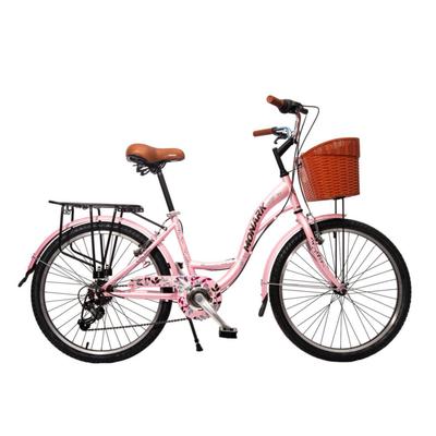 MONARK BICICLETA PARA MUJER ROMANTIC TEEN ARO 24 CORAL