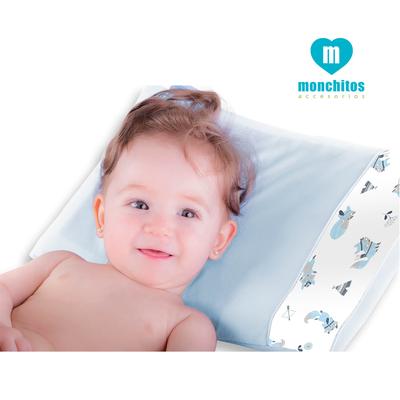 MONCHITOS ACCESORIOS ALMOHADA ANTIAHOGO FRESH PILLOW ZORRITOS 25.0 X 35CM