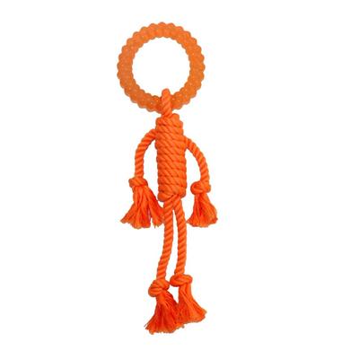 MULTIPET JUGUETE PARA PERROS HOMBRE DE SOGA CON CABEZA TPR 31CM