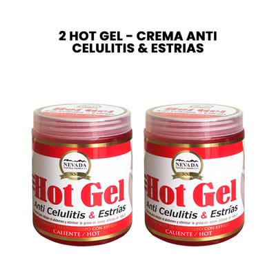 NEVADA NATURAL PRODUCTS 2 HOT GEL CREMA ANTI CELULITIS & ESTRIAS