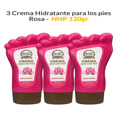 NEVADA NATURAL PRODUCTS CREMA HIDRATANTE PIES PRODUCTS AROMATICA 3 UNIDADES 120ML