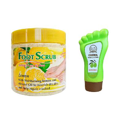 NEVADA NATURAL PRODUCTS CREMA OLIVA+ EXFOLIANTE PARA LOS PIES 120ML LIMON 500ML 500ML