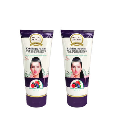 NEVADA NATURAL PRODUCTS EXFOLIANTE ROSTRO PRODUCTS TODO TIPO DE PIEL BAYAS SILVESTRES 2 UNIDADES 200ML