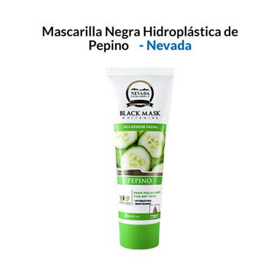 NEVADA NATURAL PRODUCTS MASCARILLA PRODUCTS HIDROPLASTICA PEPINO NEGRA 120G