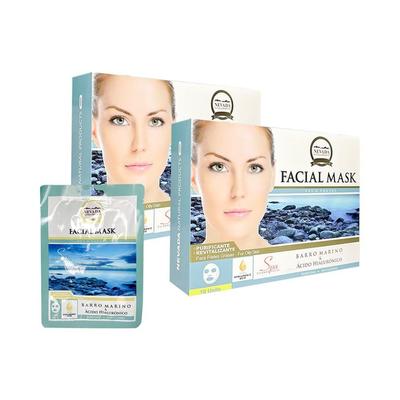 NEVADA NATURAL PRODUCTS MASCARILLA PRODUCTS PACK 2 VELO FACIAL BARRO MARINO Y ACIDO HIALURONICO 10UND
