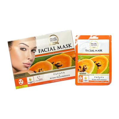 NEVADA NATURAL PRODUCTS VELO FACIAL EXTRACTO DE PAPAYA Y ACIDO HIALURONICO 10UND