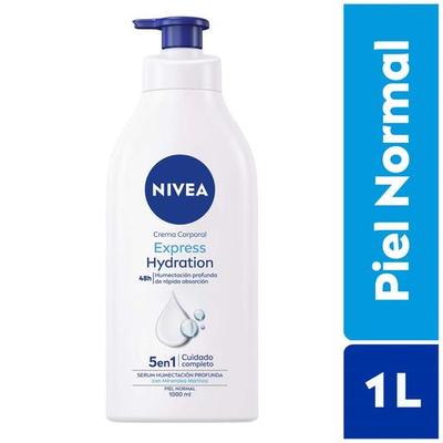 NIVEA CREMA CORPORAL HIDRATACION EXPRESS (PIEL NORMAL) 1L