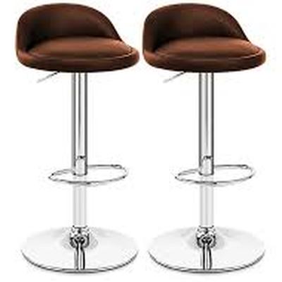 NOVAHUS SET X 2 SILLAS DE BAR ALTURA REGULABLE CAFE