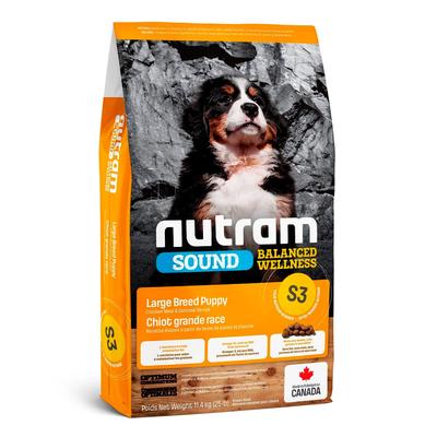 NUTRAM COMIDA DE PERRO RAZA GRANDE S3 POLLO Y AVENA 11.4KG