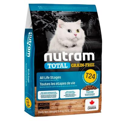 NUTRAM COMIDA GATO ADULTO T24 SALMON TRUCHA LIBRE GRANO 5.4KG