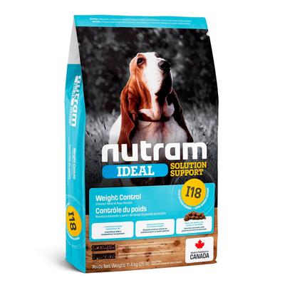 NUTRAM COMIDA PERRO ADULTO SOBREPESO I18 POLLO ARVEJA 11.4KG