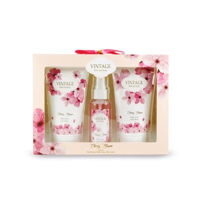 OEM BODY SPRY + FRAGANCIA CORPORAL + BODY SCRUB CHERRY BLOSSOM