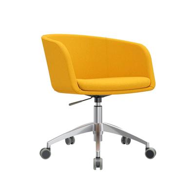 OFIDEAS POLTRONA GIRATORIA BOOM ACOLCHADA COLOR MOSTAZA