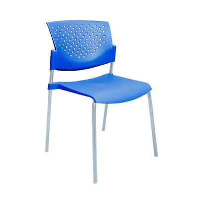 OFIDEAS SILLA DE OFICINA FIJA MOVIE ESTRUCTURA GRIS COLOR AZUL