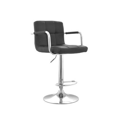 OFIDEAS SILLA PARA BAR REGULABLE EN ALTURA NILL CUERO REPOSABRAZOS