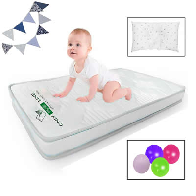 ONLY MAX LINE COLCHON DE BEBE PARA CUNAS PAND AND PLAY 10CM