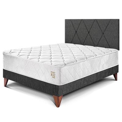 PARAISO DORMITORIO EUROPEO POCKET MAX 2 PLAZAS CHARCOAL - POCKET MAX