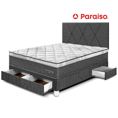 PARAISO DORMITORIO POCKET ST CAJONES 2 PLAZAS CABECERA LOFT CHARCOAL