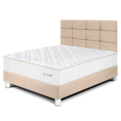 PARAISO DORMITORIO ROYAL ELIZABETH 2 PLAZAS CON CABECERA BLOCKS CHAMPAGNE