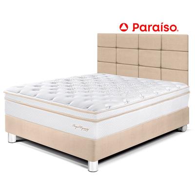 PARAISO ROYAL DYNASTY DORMITORIO 2 PLAZAS CON CABECERA BLOCKS CHAMPAGNE