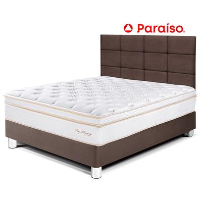 PARAISO ROYAL DYNASTY DORMITORIO 2 PLAZAS CON CABECERA BLOCKS CHOCOLATE