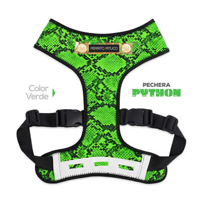 PERRITO PITUCO PECHERA PYTHON PARA PERROS Y GATOS TALLA S PLUS